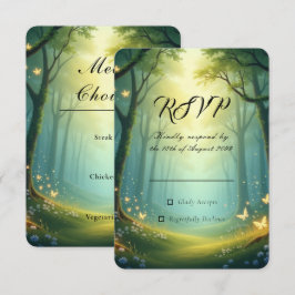 Enchanted Sunlit Summer Grove Wedding OSA Kort