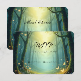 Enchanted Sunlit Summer Grove Wedding OSA Kort