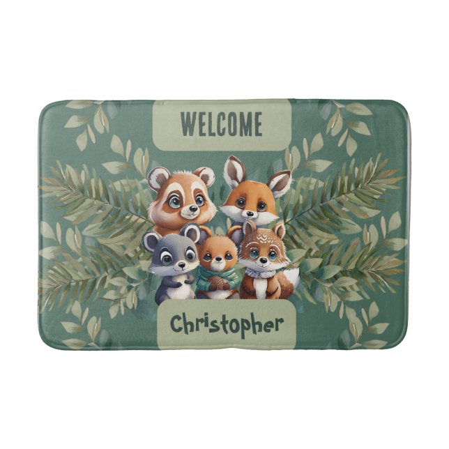 Enchanted Svan Baby Badrumsmatta (Framsidan)