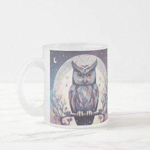 Enchanted Uggla Full Moon White Mugg - 15 oz