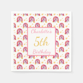 Enchanted Unicorn Birthday Pappersservett