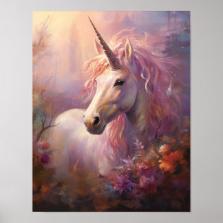 Enchanted Unicorn Poster
