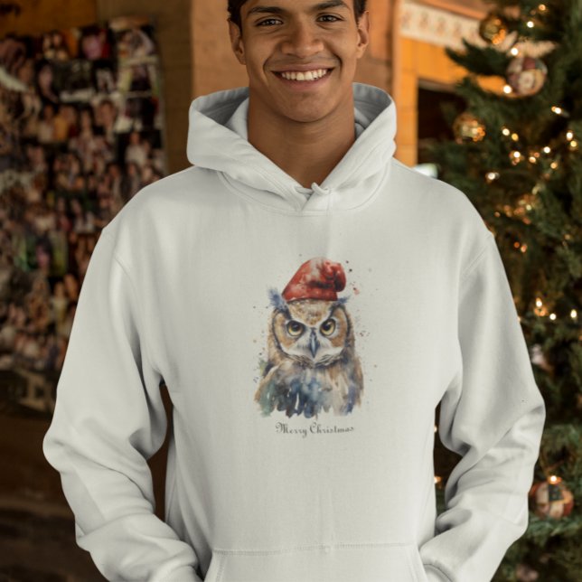 Enchanted Winter Uggla, anpassningsbar Hoodie (Skapare uppladdad)