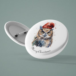 Enchanted Winter Uggla, anpassningsbar Knapp