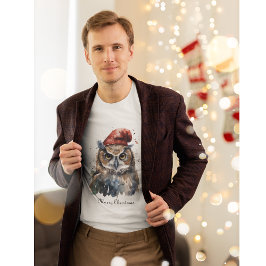 Enchanted Winter Uggla, anpassningsbar T Shirt