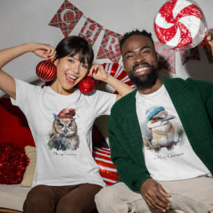 Enchanted Winter Uggla, anpassningsbar T Shirt
