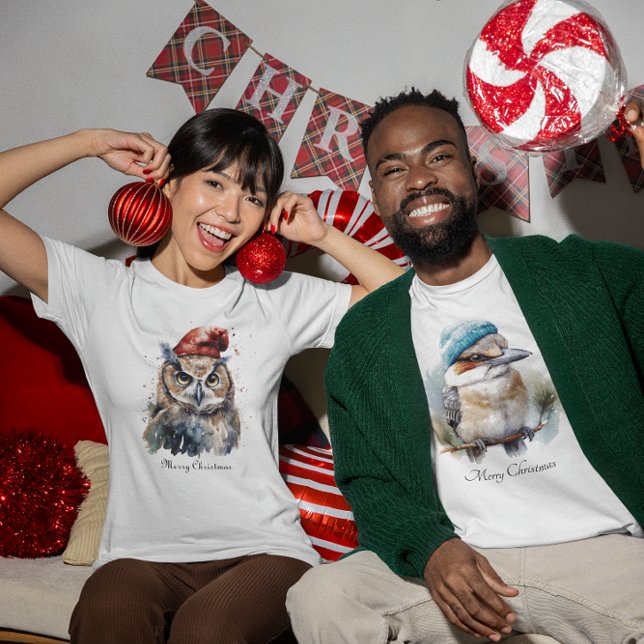 Enchanted Winter Uggla, anpassningsbar T Shirt (Skapare uppladdad)