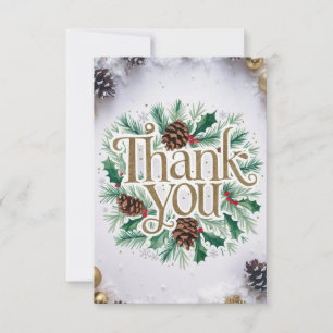 Enchanted Winter Wish Glad helg Tack Kort