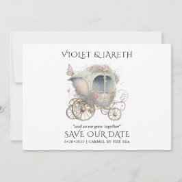 Enchanted Woodland Bröllop spara datum Spara Datumet