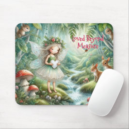 Enchanted Woodland Fairy Mouse Pad Musmatta