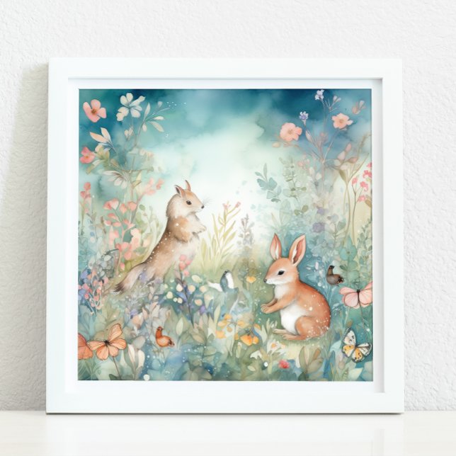 ENCHANTED WOODLAND NURSERY DECOR POSTER (ENCHANTED WOODLAND NURSERY DECOR)