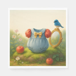 Enchanted Woodland Princess Baby Shower Fairytale Pappersservett