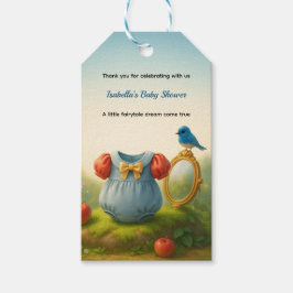 Enchanted Woodland Princess Baby Shower Fairytale Presentetikett