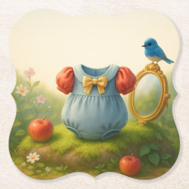 Enchanted Woodland Princess Baby Shower Fairytale Underlägg Papper