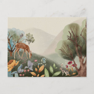 Enchanted Woodland Vykort