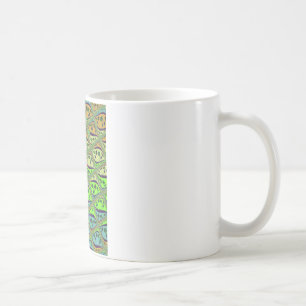 Enchantic Garden Checkered Blommigt Beauty Kaffemugg