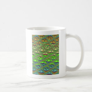 Enchantic Garden Checkered Blommigt Beauty Kaffemugg