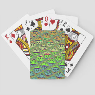 Enchantic Garden Checkered Blommigt Beauty Spel Kort