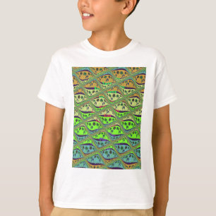 Enchantic Garden Checkered Blommigt Beauty Tee