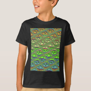Enchantic Garden Checkered Blommigt Beauty Tee