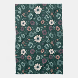 Enchanting Anemone Mönster Kökshandduk