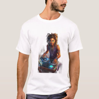 Enchanting Beats DJ i Fantasy Tavern T-Shirt