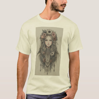 Enchanting Boho Blooms T Shirt