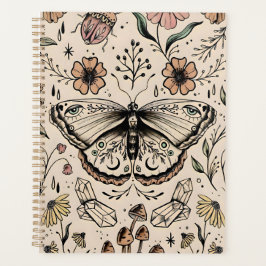 Enchanting Boho Butterfly Theme Hardcover Planner