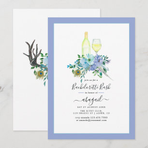 Enchanting Boho Vin Bachelorette Firande Inbjudningar