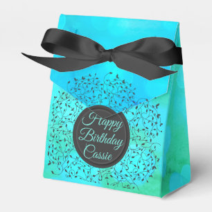 Enchanting Bokeh Teal Blue Presentaskar