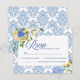 Enchanting Burgundy & Maroon Blommigt Black Bröllo OSA Kort