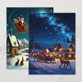 Enchanting Christmas Winter Village Wallpaper 2025 Helg Vykort