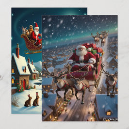 Enchanting Christmas Winter Village Wallpaper 2025 Julkort