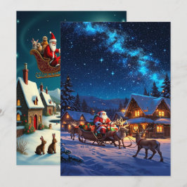 Enchanting Christmas Winter Village Wallpaper 2025 Julkort