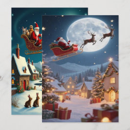 Enchanting Christmas Winter Village Wallpaper 2025 Julkort