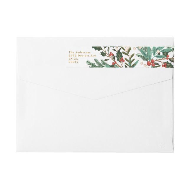 Enchanting Classic Elegance jul Holida Etikettband (Baksidan)