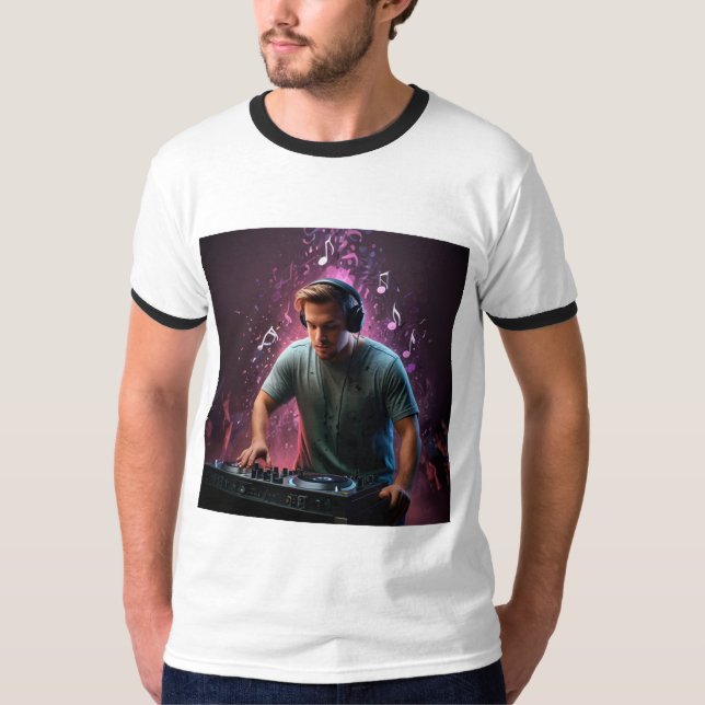 Enchanting DJ Spell Ringer T-Shirt Design (Framsida)