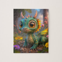 Enchanting Dragon Garden 110-Biet Kids Puzzle Pussel