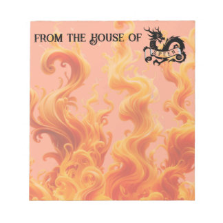 "Enchanting Dragon Stationary for Fantasy Älskare Anteckningsblock