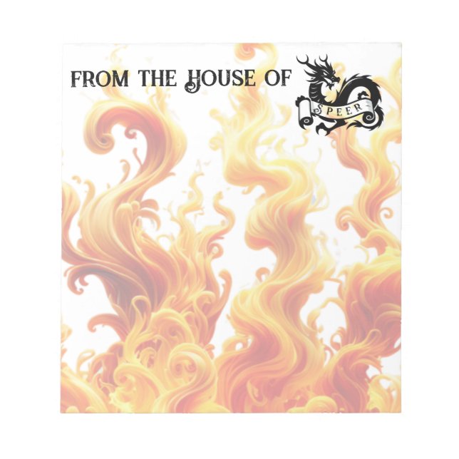 "Enchanting Dragon Stationary for Fantasy Älskare  Anteckningsblock (Framsida)