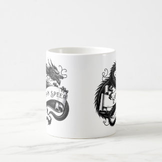 "Enchanting Dragon-Thned Mugg för Fantasy Älskare