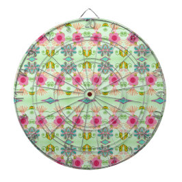 Enchanting Eclectic Garden: Diverse Blommigt Beaut Darttavla