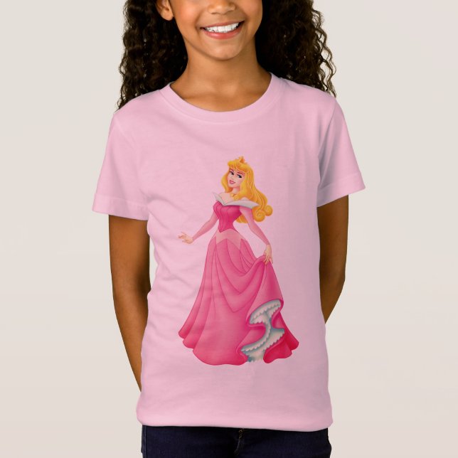 Enchanting Elegance: Princess Aurora T-Shirt (Framsida)