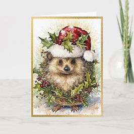Enchanting Forest Friend Hedgehog Kort
