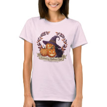 Enchanting Halloween Nights Witch Pumpkin T-Shirt
