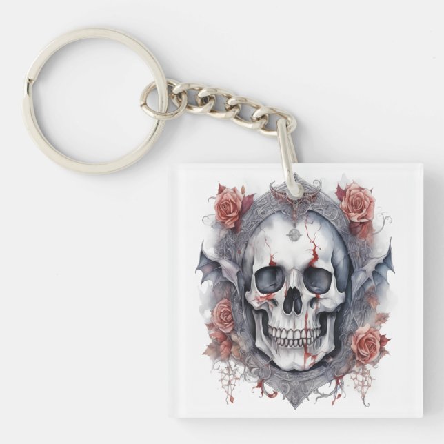 Enchanting Halloween Vampire Skull Art (Framsidan)