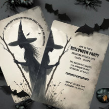 Enchanting Halloween Witch Anpassningsbar Party