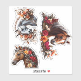 Enchanting Horses Vinyl Stickers Customize Klistermärken