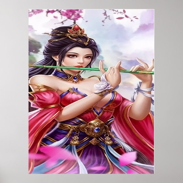 Enchanting Jade Flute Empress Poster (Framsidan)