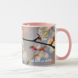 Enchanting Japansk Apricot Flowers Mugg